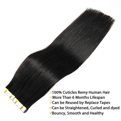 Skin Weft Human Hair Extensions