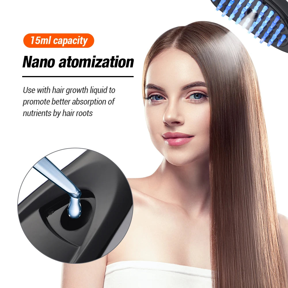 Electric Vibration Hair Growth Massage Comb