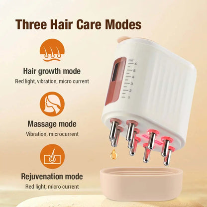 Microcurrent Electric Scalp Massager Brush