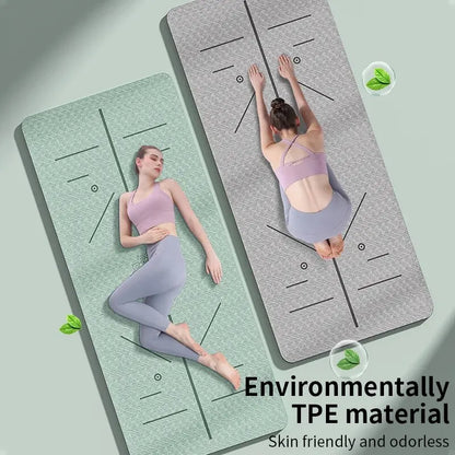 Non-Slip Eco-Friendly Yoga Mat with Carrying Strap