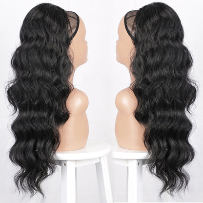 Long Wavy Ponytail Hairpiece